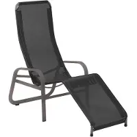 Karasek Florida Neo Bäderliege Aluminium/Textilene Schwarz|Dunkelgrau 11190869