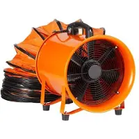 DUOKU Tragbarer Ventilator - - 365 W - Zylindrisch - 2574 CFM - 2 Geschwindigkeiten