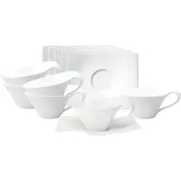 Villeroy & Boch NewWave Teetassen mit Untertassen