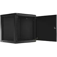 Lanberg WF01-6612-00B Rackschrank 12U Wandregal Schwarz