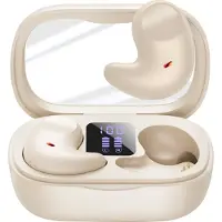 Avizar , TWS Kopfhörer BT5.3 Stereo Bässe ANC stabil klar, Rosa