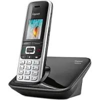 Gigaset Premium 100 - Schnurlostelefon mit Rufnummernanzeige - ECO DECT\GAP - Schwarz (S30852-H2605-C111)