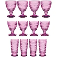 Villeroy & Boch Gläser-Set "Wein- & Longdrinkgläser Boston Coloured 12er Set" Spülmaschinenfest
