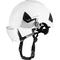 Vevor Schutzhelm ANSI/ISEA Z89.1-zugelassener Sicherheitshelm mit Visier &amp; 6-Punkt-Ratschenaufhängung