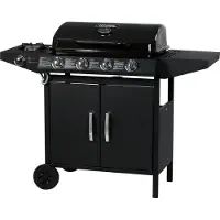HABITAT ET JARDIN Gasgrill "Festa 5" - 5 Brenner davon 1 Seitenbrenner - 12,9 kW- Schwarz
