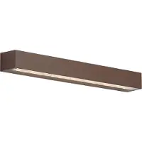 QAZQA Industrielle Außenwandleuchte Rostbraun 55cm inkl. LED IP65 - Hannah