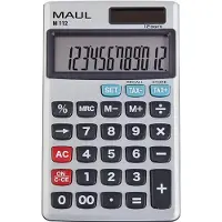 MAUL Taschenrechner M112 Silber