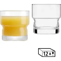 Libbey Gläser-Set "Rocks Glas -NEWTON- 296 ml, Ø: 8 cm, H: 8,5 cm, 12er Set" hochwertig verarbeitet, im modernen Design
