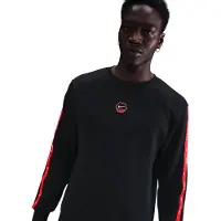 Nike Sportswear Club Crew Neck Sweatshirt Herren 010 - black/black S