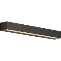 QAZQA Industrielle Außenwandleuchte schwarz 55cm inkl. LED IP65 - Hannah