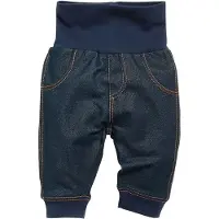 Playshoes Baby Sweat-Hose Jeans-Optik in Blau | Gr.: 86
