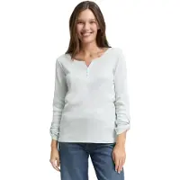 Tom Tailor Henleyshirt mit Turn-Up-Arm