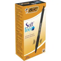 BIC Kuglepen BIC Softfeel Clic, sort