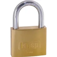 Kasp Messingschloss, 60 mm, gleichschliessend