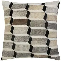 Mars & More Kissen "Cow illusion" in Beige/ Schwarz - (L)45 x (B)45 cm - onesize