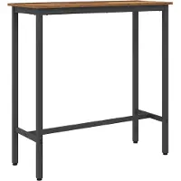 vidaXL Tisch Altholz 100 x 40 x 100,5 cm Ingenieure Holz und Stahl