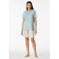 Schiesser Pyjama 181235 Damen Bluebird-Größe 40