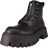 Buffalo Aspen Front Zip Stiefel Schwarz