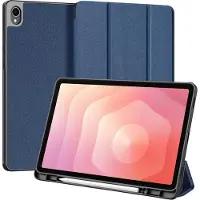 DUX Samsung Galaxy Tab S11 cover Domo Series tri-fold stand PU leather tablet cover - blue