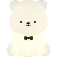 Globo Akku Tischleuchte Teddy 1W RGBW weiß Kunststoff