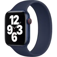 Apple Silikon Solo Loop für Watch | 38/40/41/42 mm - Größe 8 - Deep Navy