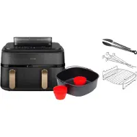 Philips 5000 Series Dual Basket NA552/00 + Garset mit zwei Ebenen + Backset
