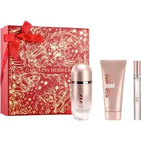 Carolina Herrera 212 Vip Rose Eau De Parfum Spray 80ml Set 3 Artikel