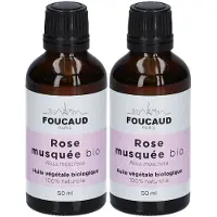 EA Pharma Foucaud Huile Végétale Rose Musquée - Adoucissante, Régénerante 50 ml x2 2x50 Hautöl