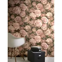 A.S. Création Vliestapete "Neue Bude 2.0 Romantic Flowery mit romantischen Rosen" Wald botanisch floral leicht strukturiert Tapete Blumen Tapeten Wohnzimmer Schlafzimmer Küche modern Design Büro