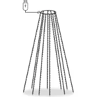 vidaXL Weihnachtsbaum-Beleuchtung 500 LEDs Mehrfarbig 500 cm