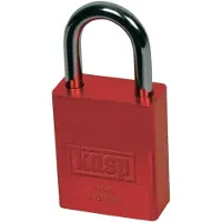 Kasp K14040REDD Hængelås 38 mm Forskellige Rød
