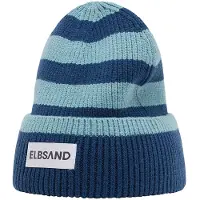 Elbsand Beanie "Norid" in Dunkelblau/ Hellblau - onesize