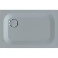 Bette BetteUltra Rechteck-Duschwanne mit Minimum-Wannenträger und BetteAntirutsch Pro, 900x600x25mm, 8600-412AE,T1, Farbe: Quartz