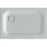 Bette BetteUltra Rechteck-Duschwanne mit Minimum-Wannenträger, 900x600x25mm, GlasurPlus, 8600-002PLUS,T1