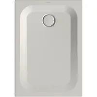 Bette BetteUltra Rechteck-Duschwanne mit Minimum-Wannenträger und BetteAntirutsch Pro, 1000x700x25mm, 5879-423AE,T1, Farbe: Flax