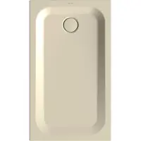 Bette BetteUltra Rechteck-Duschwanne mit BetteGlasur Plus, 1200x700x35mm, 5979-006PLUS, Farbe: Jasmin