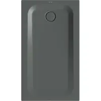 Bette BetteUltra Rechteck-Duschwanne mit BetteGlasur Plus, 1300x750x35mm, 5785-403PLUS, Farbe: Smoke matt