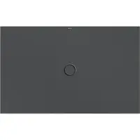 Bette BetteFloor Duschwanne mit BetteAntirutsch Pro, 1600x1000mm, 5969-400AE, Farbe: Raven