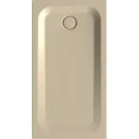 Bette BetteUltra Rechteck-Duschwanne mit Minimum-Wannenträger, 1300x700x35mm, GlasurPlus, 5784-424PLUS,T1