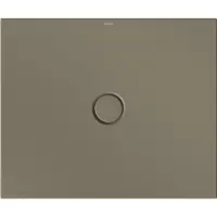 Bette BetteFloor Duschwanne mit Minimum-Wannenträger und BetteGlasur Plus, 900x750mm, 5841-404PLUS,T1, Farbe: Graphite