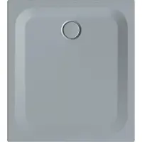 Bette BetteUltra Rechteck-Duschwanne mit Minimum-Wannenträger und BetteAntirutsch Pro, 1000x900x25mm, 1660-412AE,T1
