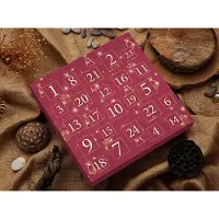 Asir Adventskalender - Silber Gold - 31 x 32 x 4 cm
