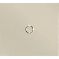 Bette BetteFloor Duschwanne mit Minimum-Wannenträger und BetteGlasur Plus, 1000x900mm, 1661-422PLUS,T1, Farbe: Beige