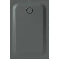 Bette BetteUltra Rechteck-Duschwanne mit Minimum-Wannenträger und BetteAntirutsch Pro, 1200x800x35mm, 1680-403AE,T1, Farbe: Smoke