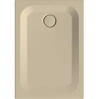 Bette BetteUltra Rechteck-Duschwanne mit Minimum-Wannenträger und BetteAntirutsch Pro, 1000x700x25mm, 5879-424AE,T1, Farbe: Sand