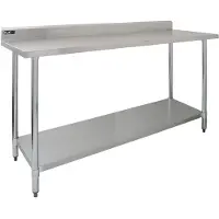 KuKoo Commercial Edelstahl Catering Tisch - 6ft breit