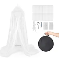 INF Betthimmel Moskitonetz White