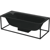 Bette 3452-056 Badewannen Rechteck Lux Shape Schwarz