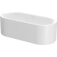 Bette BetteLux Oval Silhouette Badewanne, freistehend, 2 Rückenschrägen, 1800x800x450mm, 3466-000CFXXS,AS