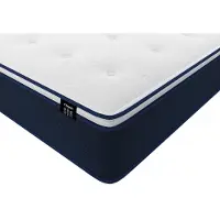 Vente-unique Set aus Bettgestell mit Bettkasten + Taschenfederkernmatratze & Topper - 160 x 200 cm - Stärke 24 cm - Holzfarben hell - ALTIER von YSMÉE